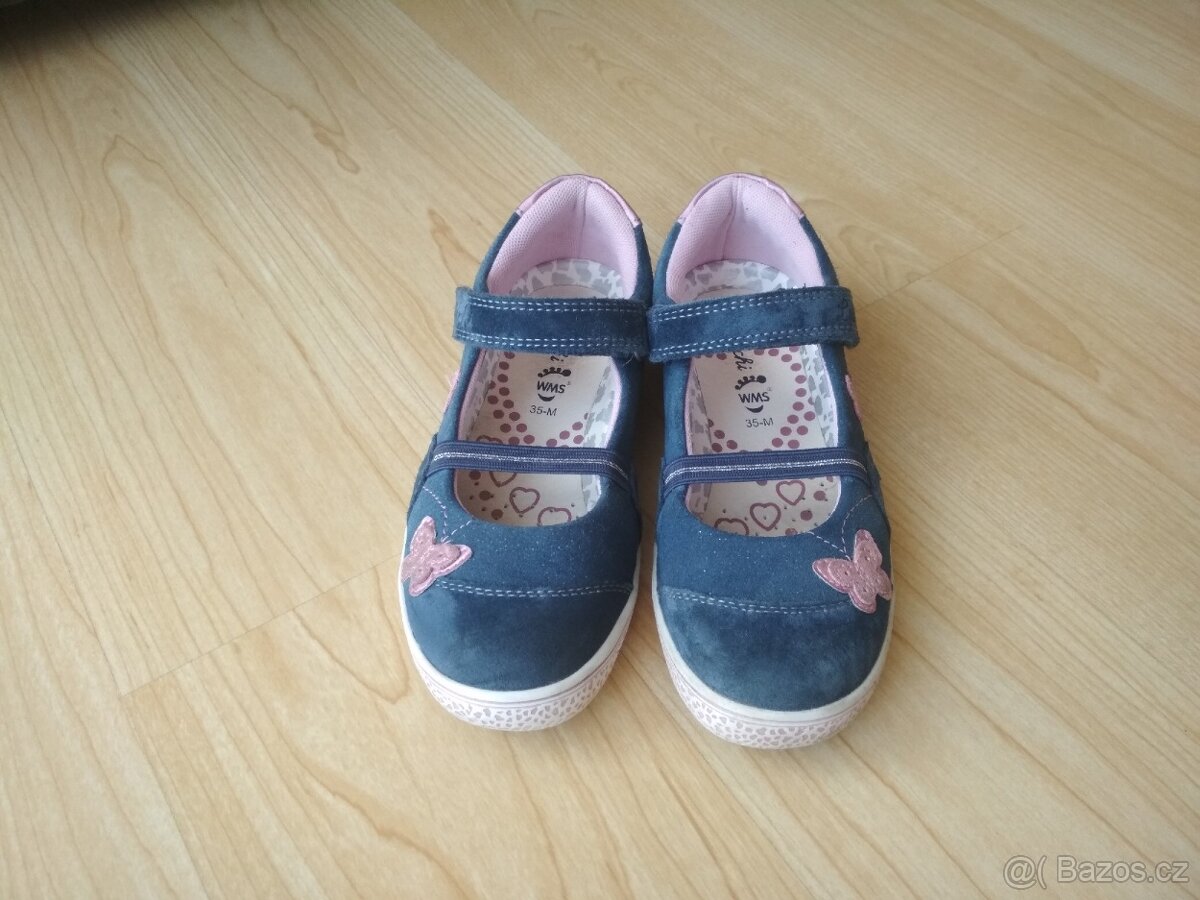 Dívčí kožené boty, vel. 35 - 2