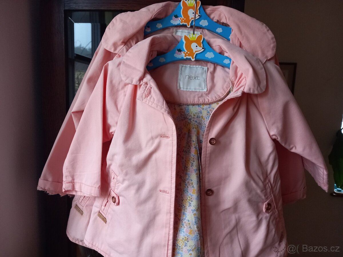 Krásné jarní/ podzimni kabátky Next vel. 74 a 98 - 2