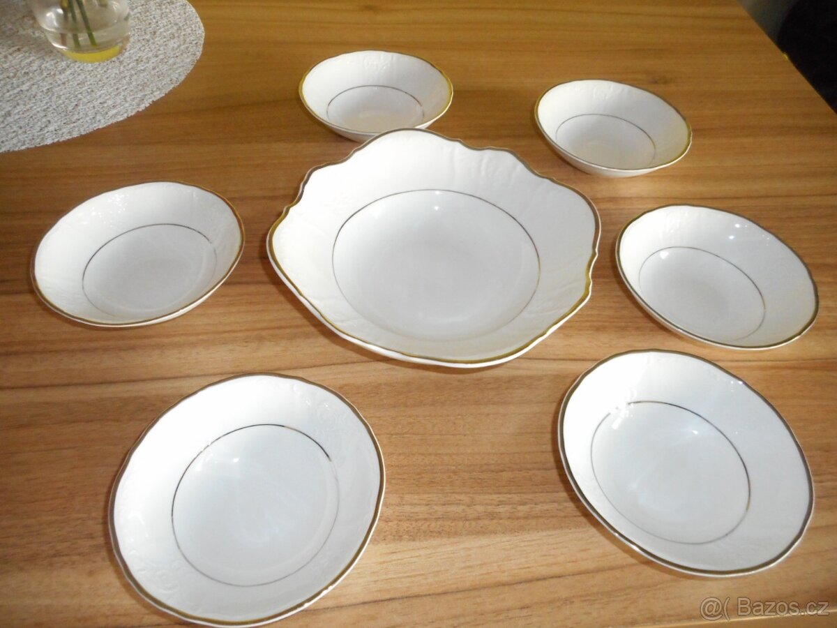 Porcelánová kompotová sada 6 + 1 - 2