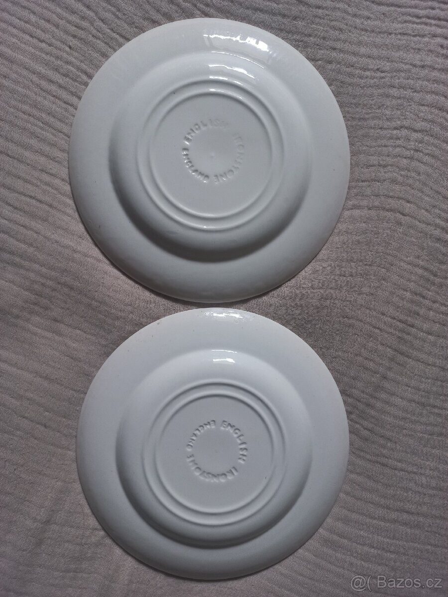 Anglický porcelán - talířky - 2