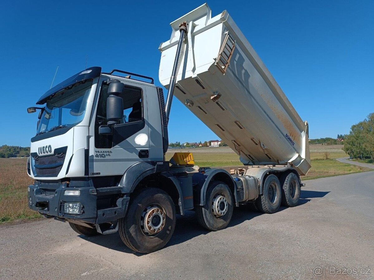 Iveco AD410T41 8x4 sklápěč Schmitz S1 - 2
