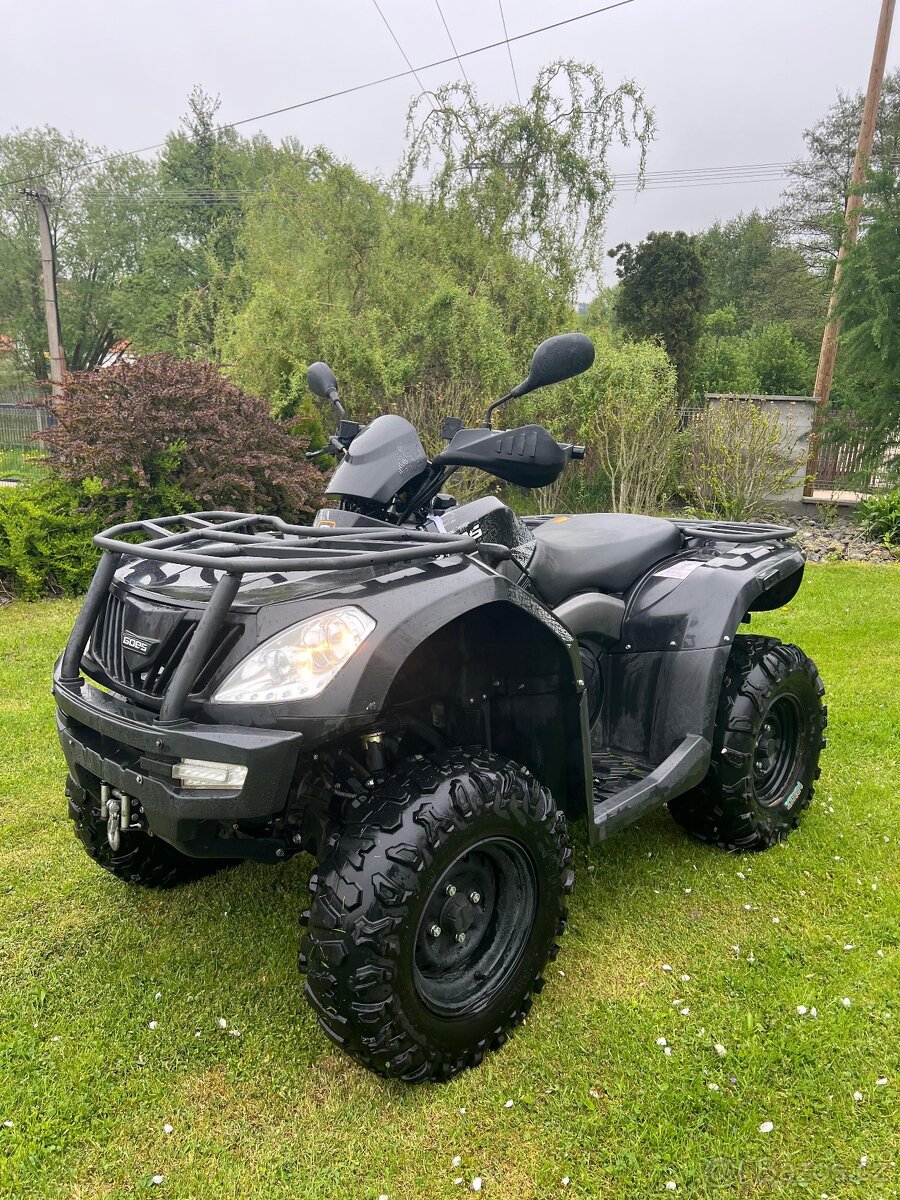 Prodám čtyřkolku GOES 550S – 495 ccm, tažné, naviják, kufr