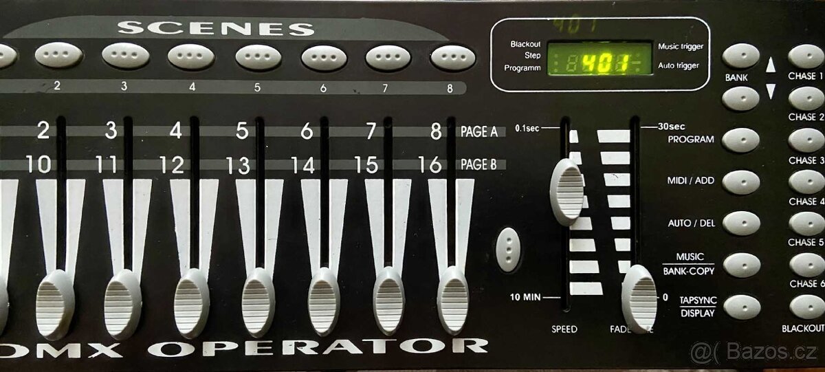 Prodám DMX svět. ovladač Eurolite - 2