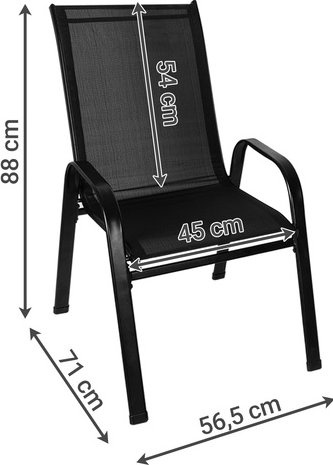 zahradní židle, Gardlov, stohovatelné, zahradní nábytek - 2