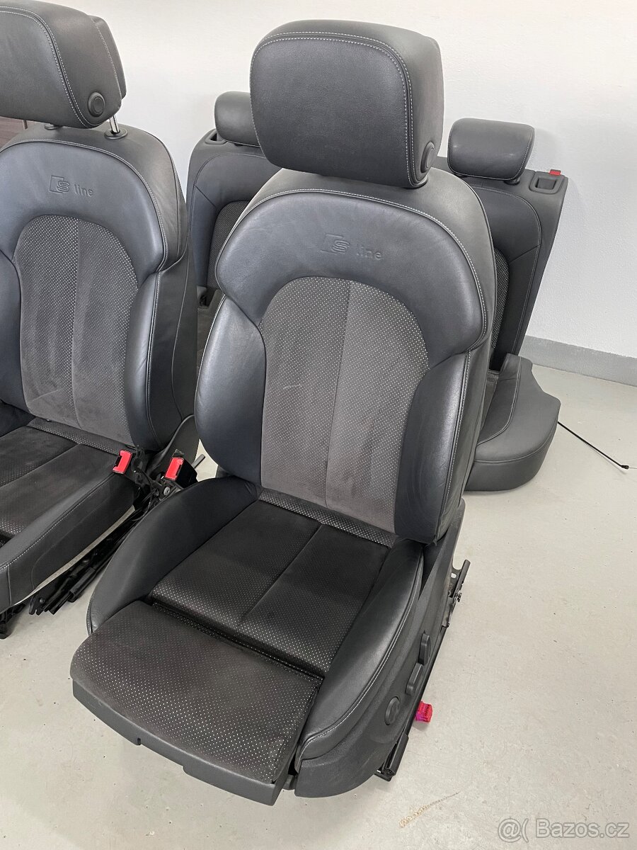 Sedačky kožené do Audi A6/A7 (4G) s-line - 2
