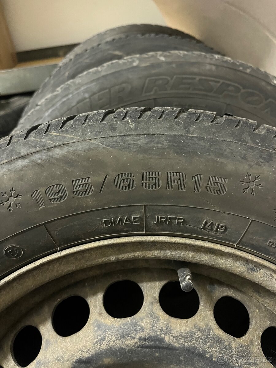 4x zimní pneu na discích VW Passat - 2