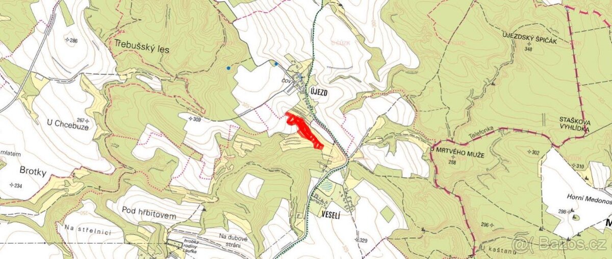 Louka, prodej, Chcebuz, Štětí, Litoměřice - 2