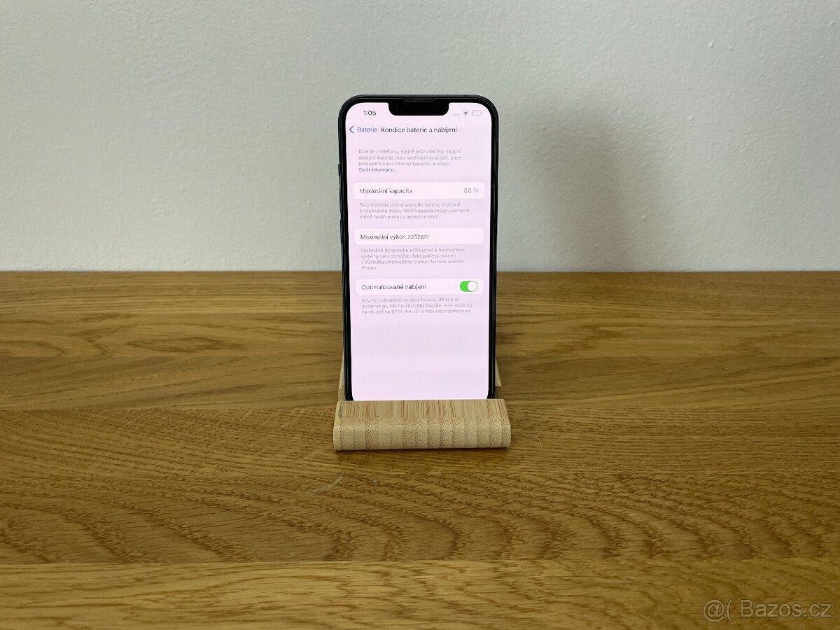 Apple iPhone 13 128GB Modrý - perfektní stav, baterie 86% - 2