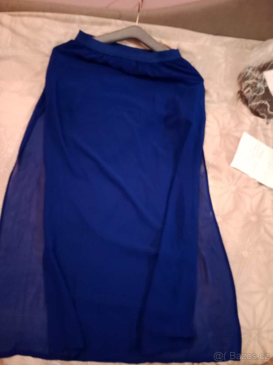 Sukně modrá,krásná 200kč - 2