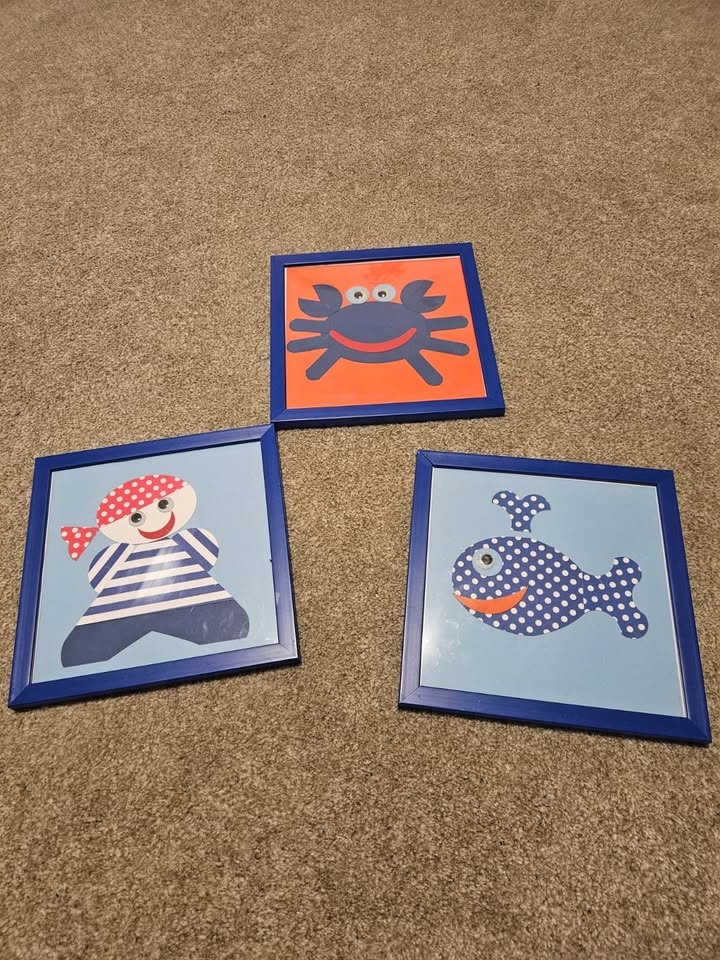 Sada vybavení do dětského pokoje včetně 2x povlečení- námoř - 2