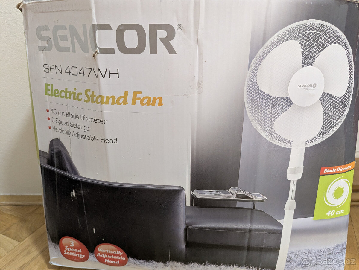 Stojanový ventilátor Sencor SFN 4047WH - 2