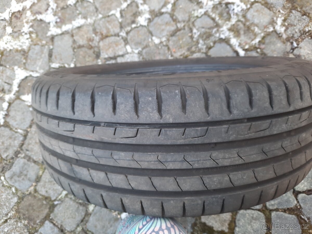 Letni pneu Continental 205/55r16v+disky - 2