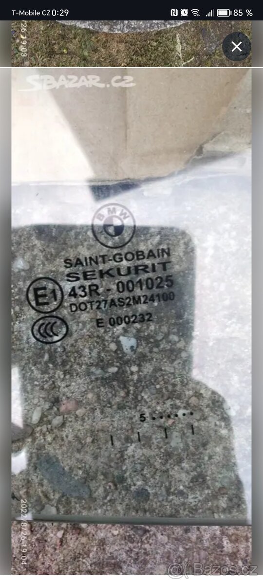 Vnitřek dveří, stahovačka e46 320d touring - 2