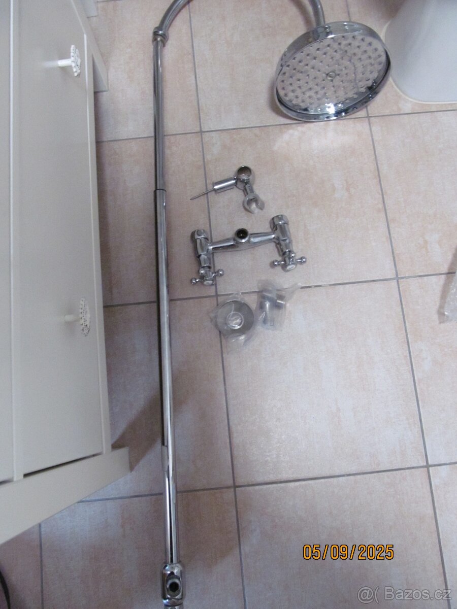 sprchová retro baterie kompletní - 2