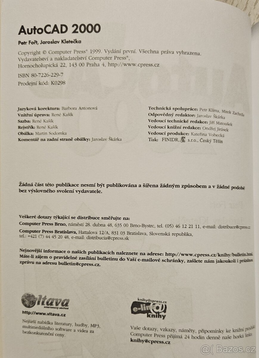 Kniha AutoCAD 2000 - 2