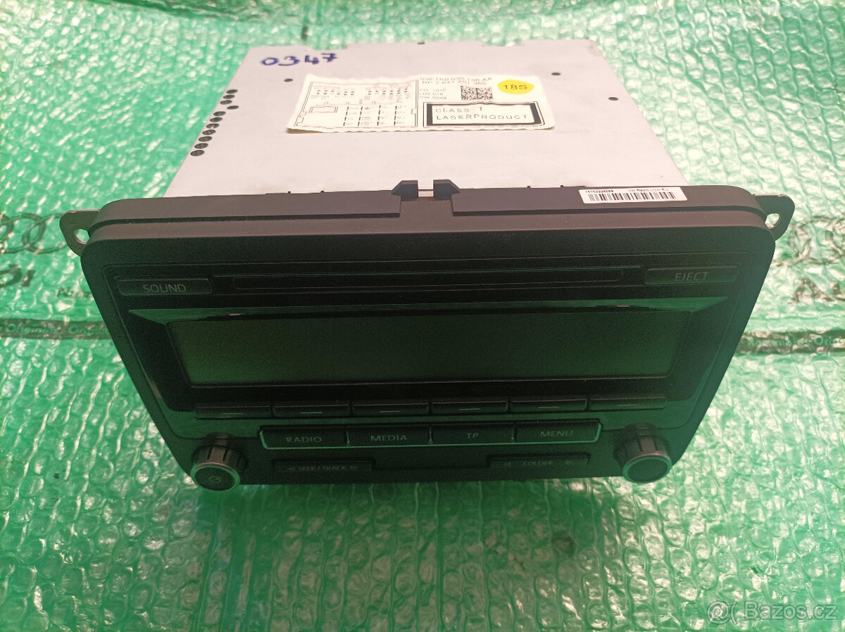 Autotádio originál VW RCD 310 Blaupunkt -TOP - 2