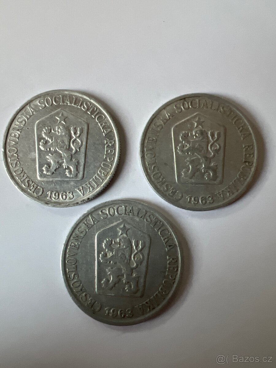 Vzácnější 25 haléře 1963 top stav - 2