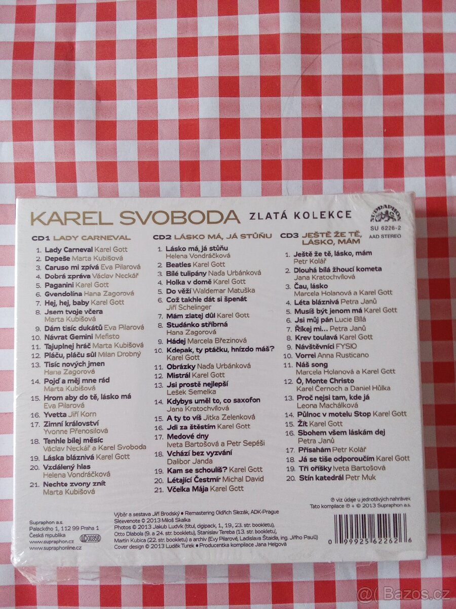 3CD KAREL SVOBODA -ZLATÁ KOLEKCE - 2