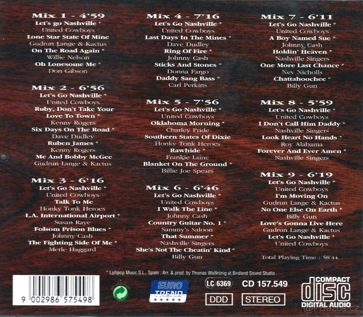 CD country , R.Orbison, Little Richard, Tom Jones, Kenny Rog - 2