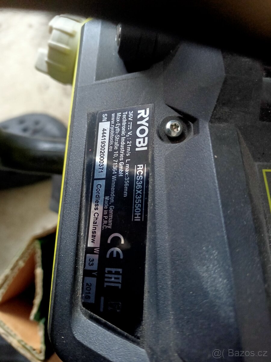 Aku motorová pila Ryobi - 2