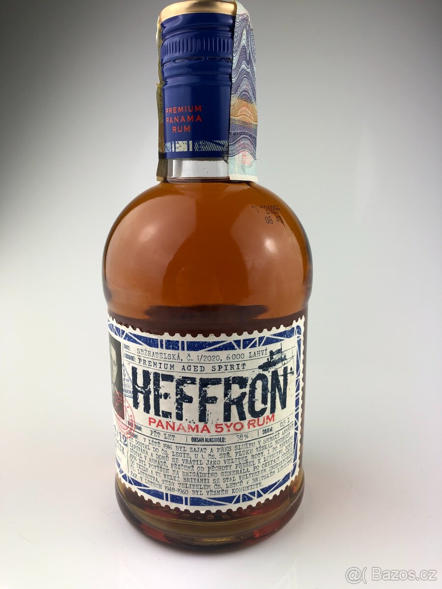 Limitovaná edice láhev HEFFRON 6/12 K. Janoušek (B004) - 2