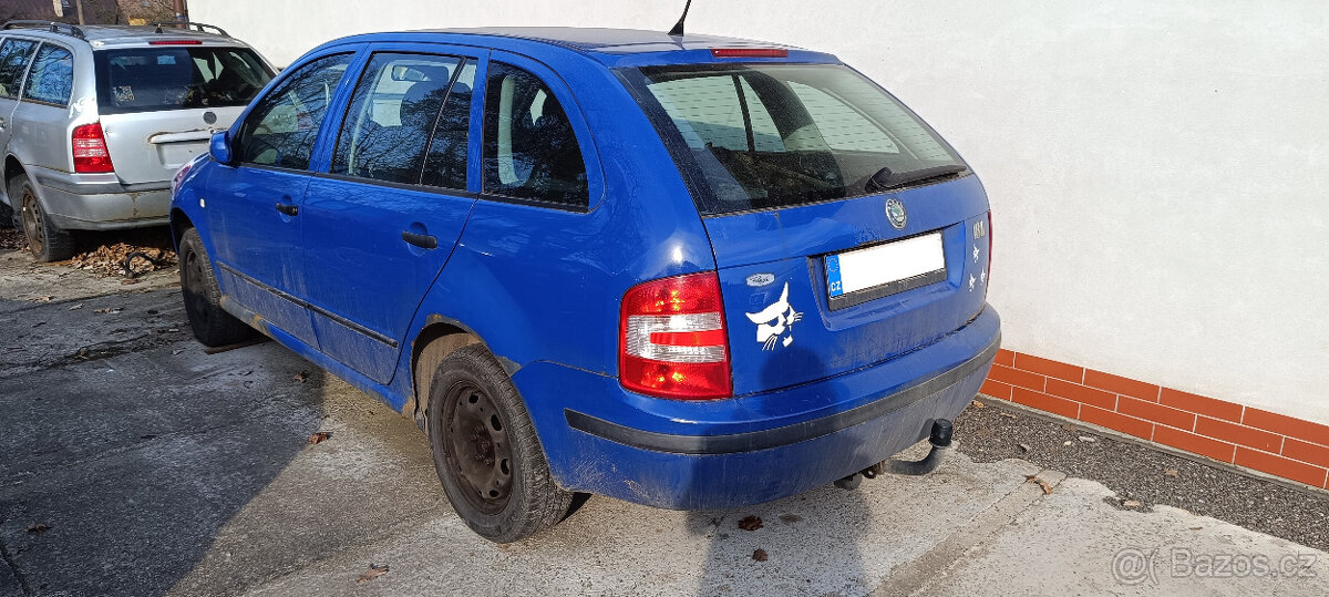 ŠKODA Fabia I 1.9 TDI 74 kW combi DÍLY facelift MODRÁ 4590 - 2