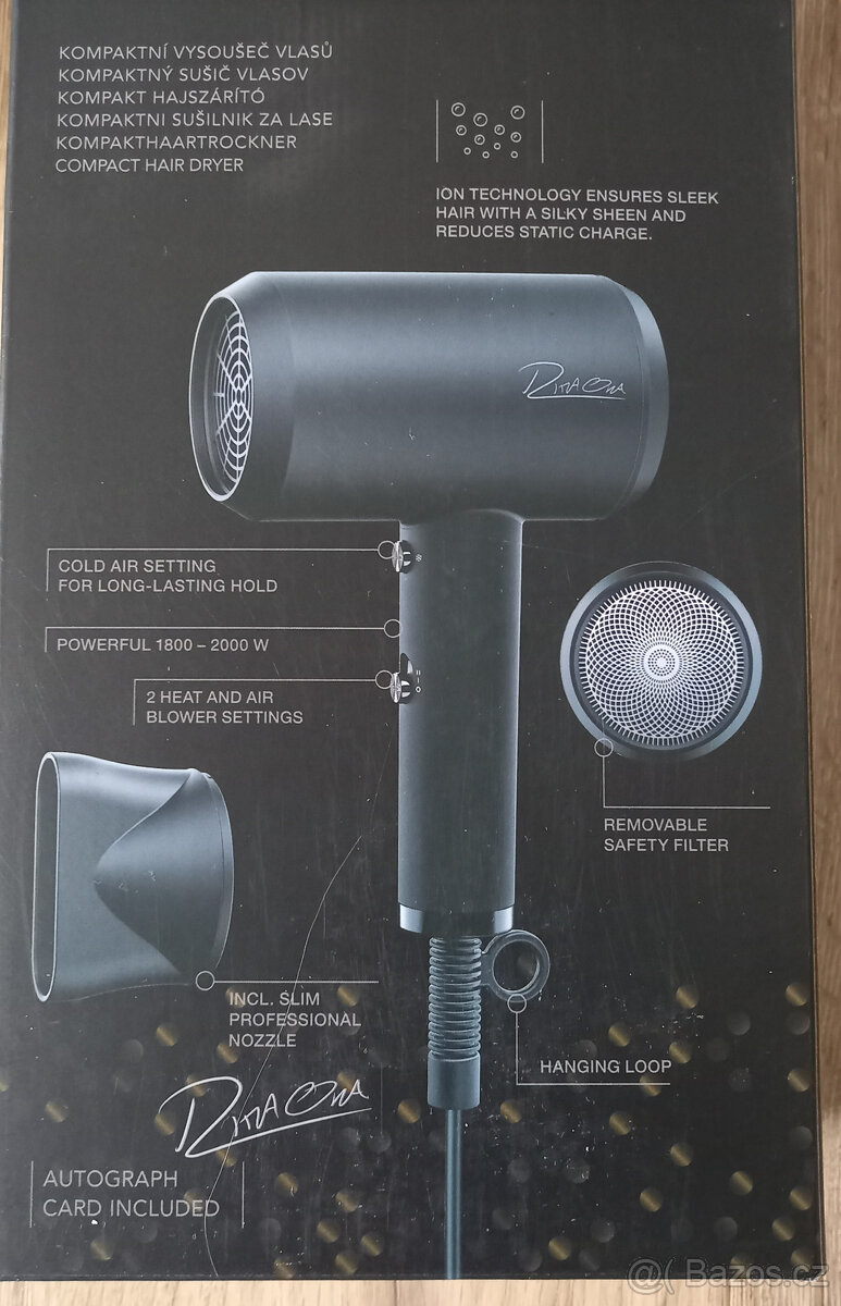 Kompaktní vysoušeč vlasů RHC 35 , fén - nový - 2