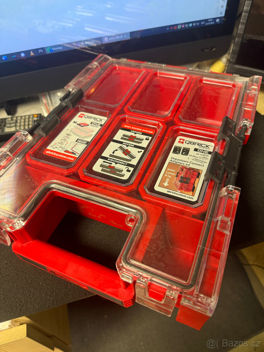 Box na nářadí Qbrick ONE RED Organizer M Plus - 2