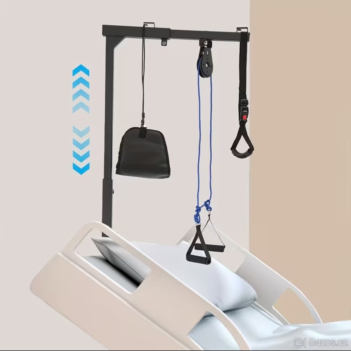 Nastavitelná hrazda k posteli, křeslu - 2