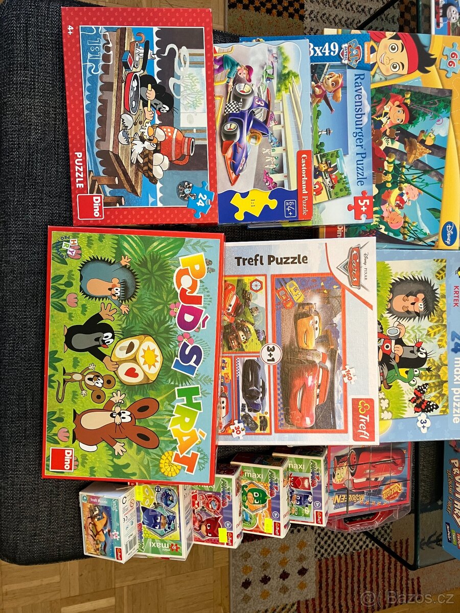Sada dětských her a skládaček - 2