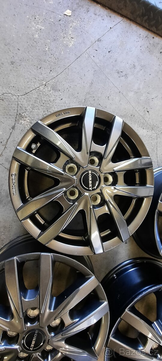 4. Alu Borbet 5x118, r16 Ducato/Boxer/Jumper - 2