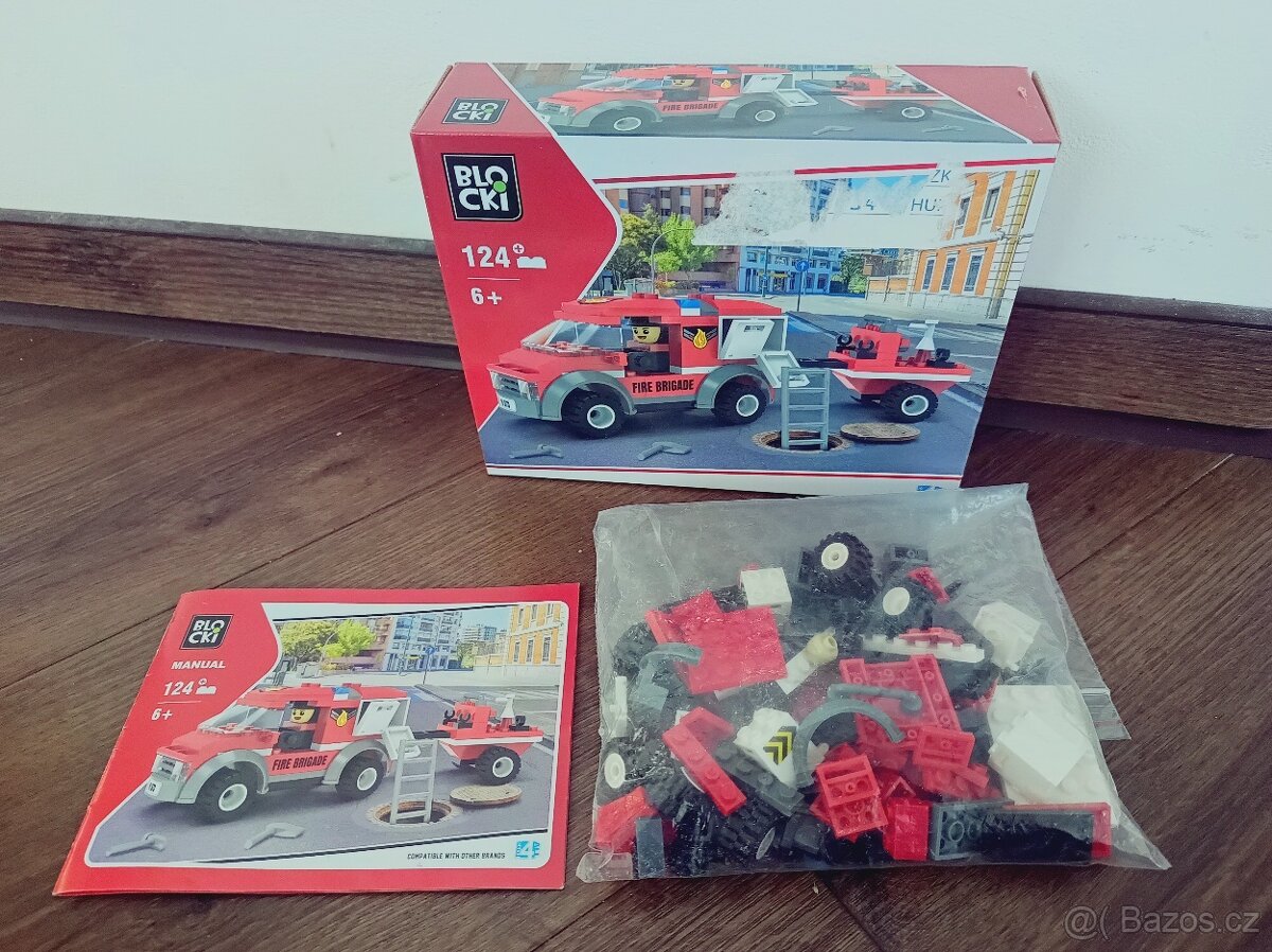 Lego hasičské auto neoriginální - 2