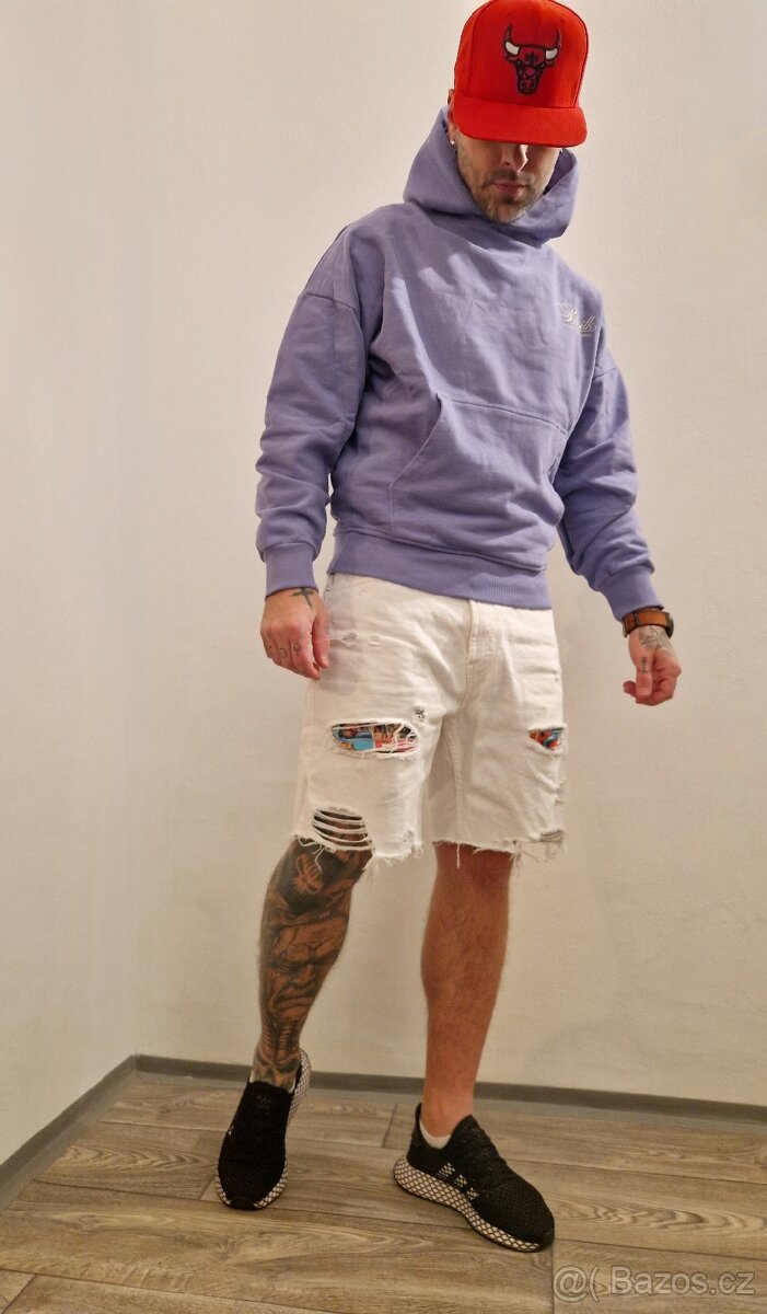 Fialová mikina Siksilk - 2