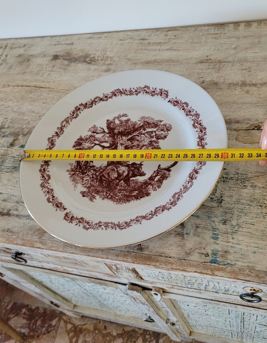 Velký porcelánový talíř 30 - 2