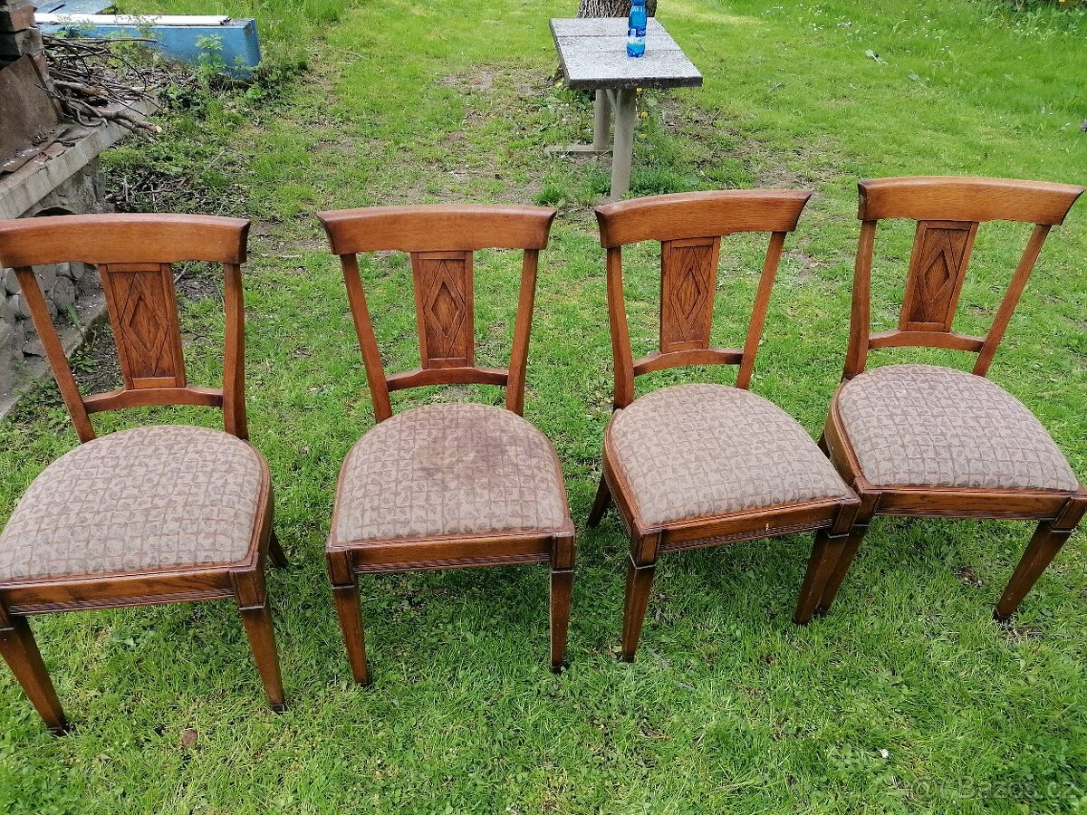 Prodám dřevěné židle originál holanský nabytek - 2