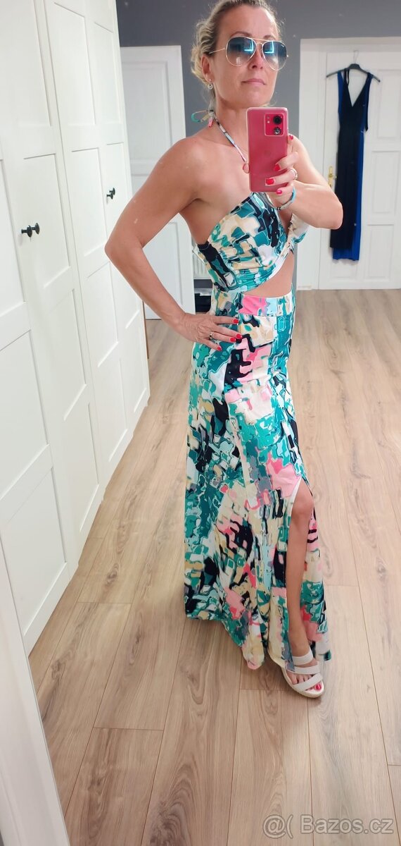 Nové luxusní španělské šaty M - 2