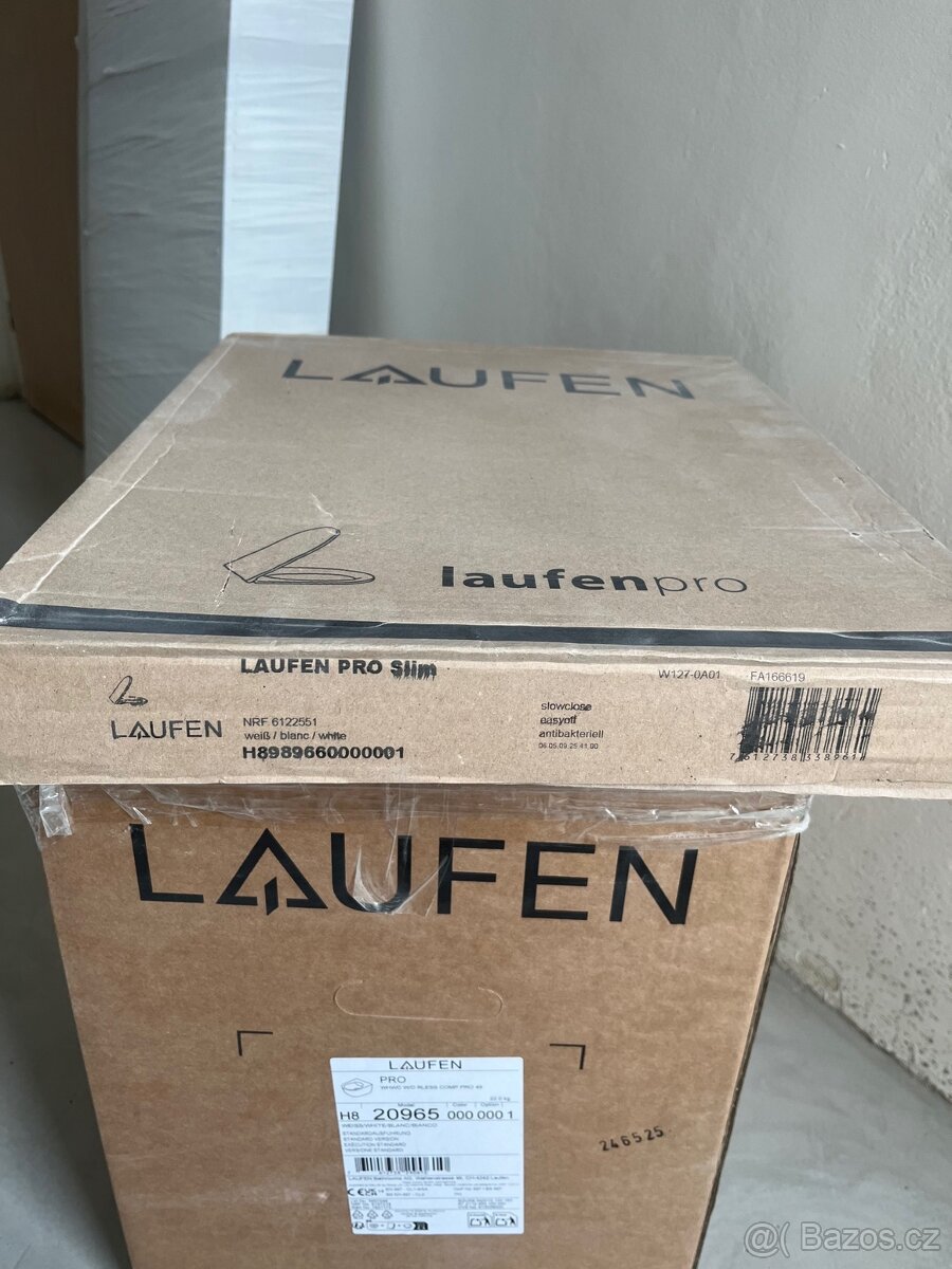 Závěsné WC Geberit a mísa Laufen - 2