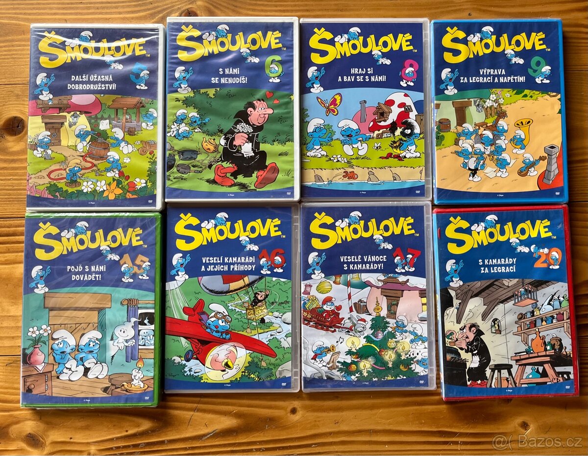 DVD - Spiderman/Diabolik/Xena/Šmoulové - 2