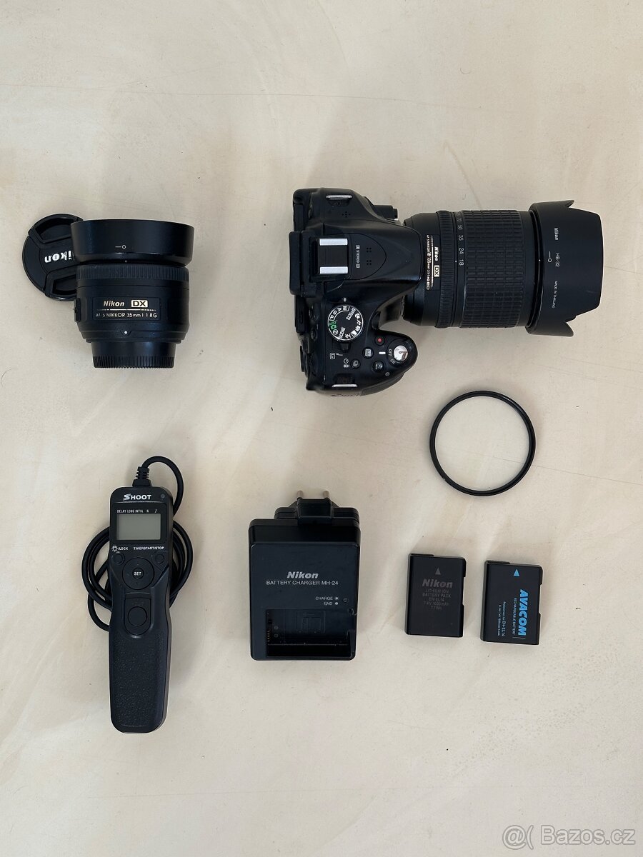 Nikon D5200 + objektivy - 2