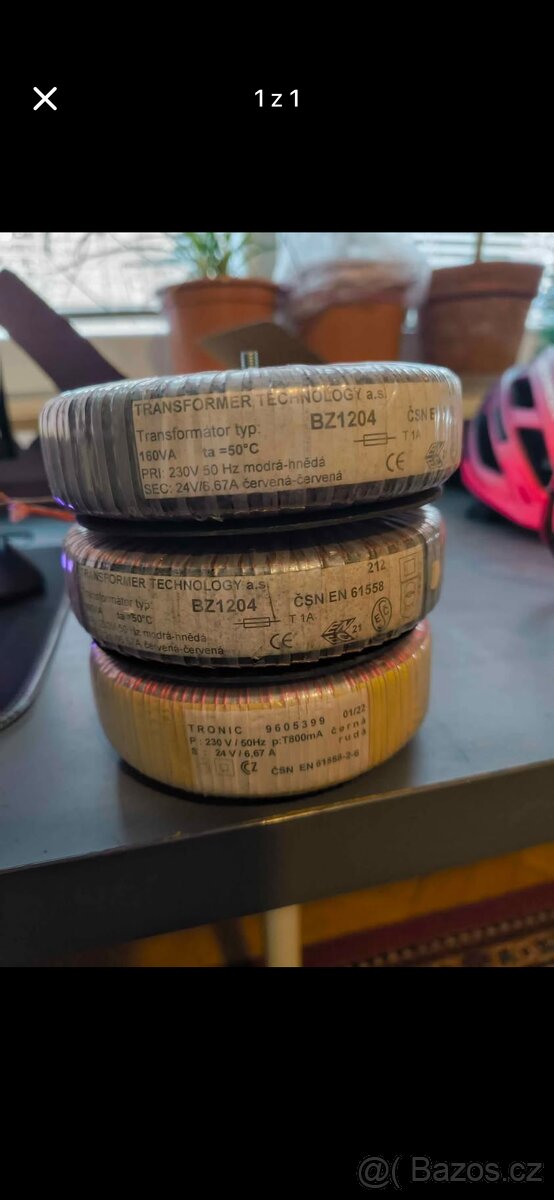 Toroidní transformátory 24V 6,67A - 2