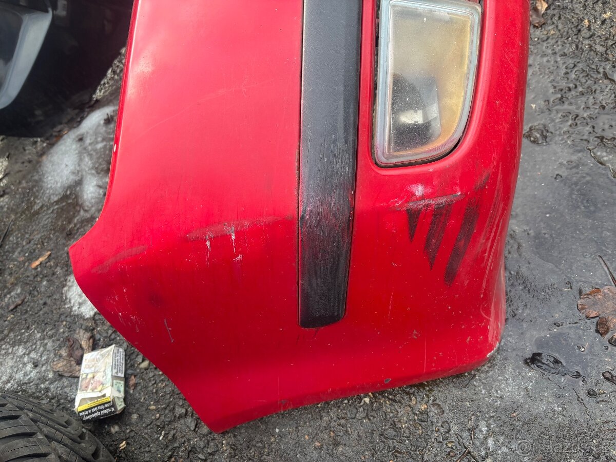 Fabia 1 přední nárazník červená - 2