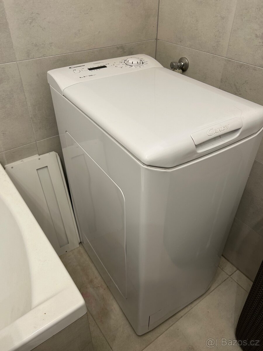 Vrchem plněná úzká pračka Candy - 2