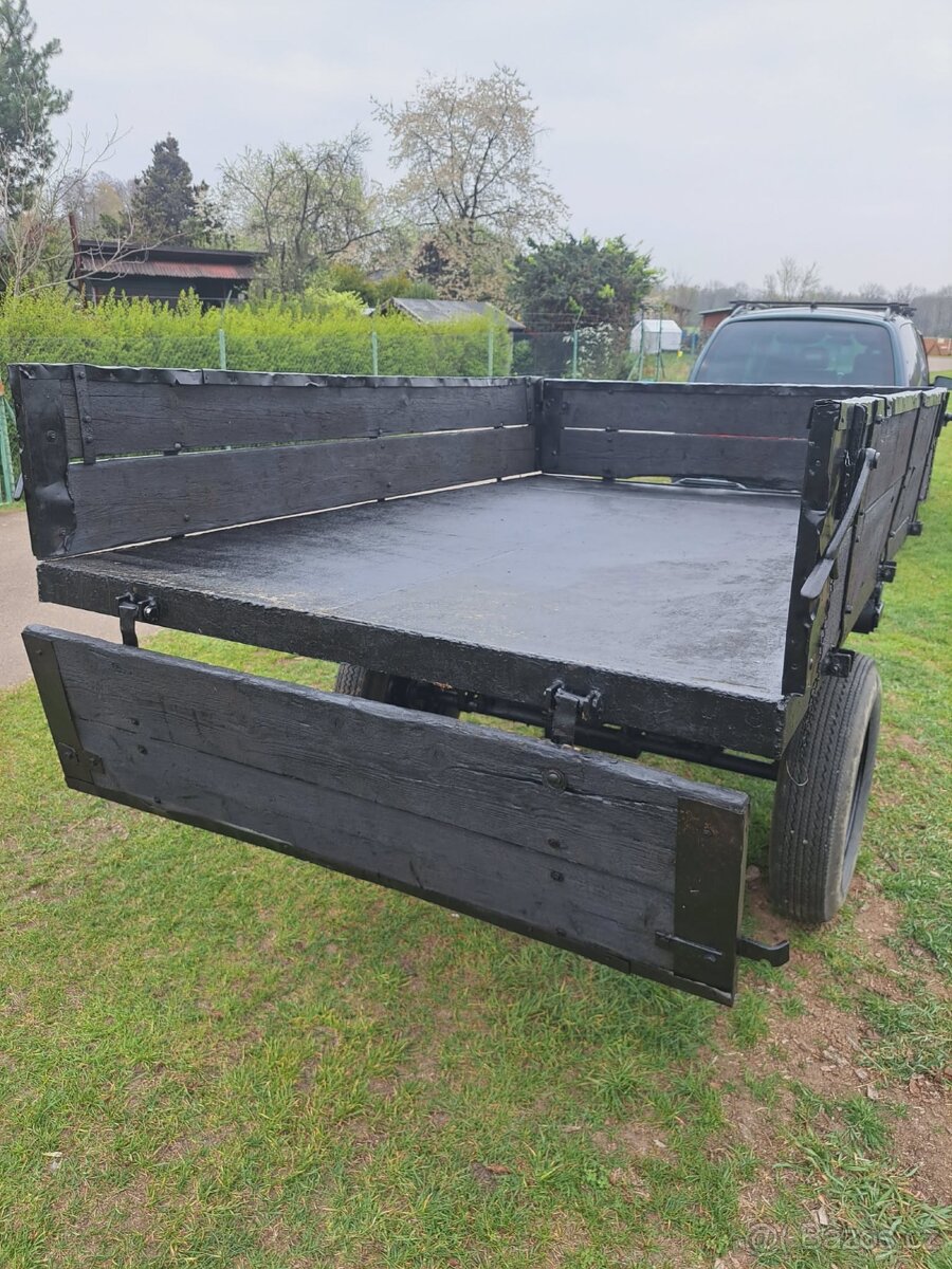 Vlek za traktor 160x250cm, sklopná vlečka - 2