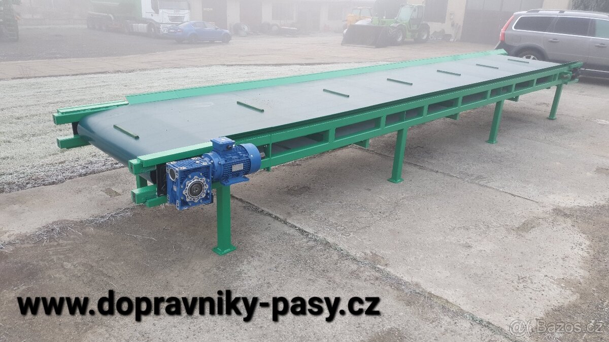 Pásový dopravník - třídící linka - přebírací stůl - 2