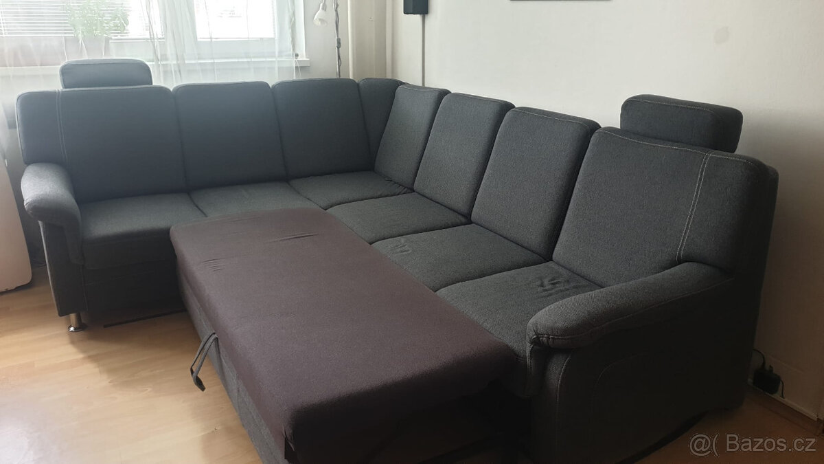 Prodám látkovou rohovou sedačku do L - 2