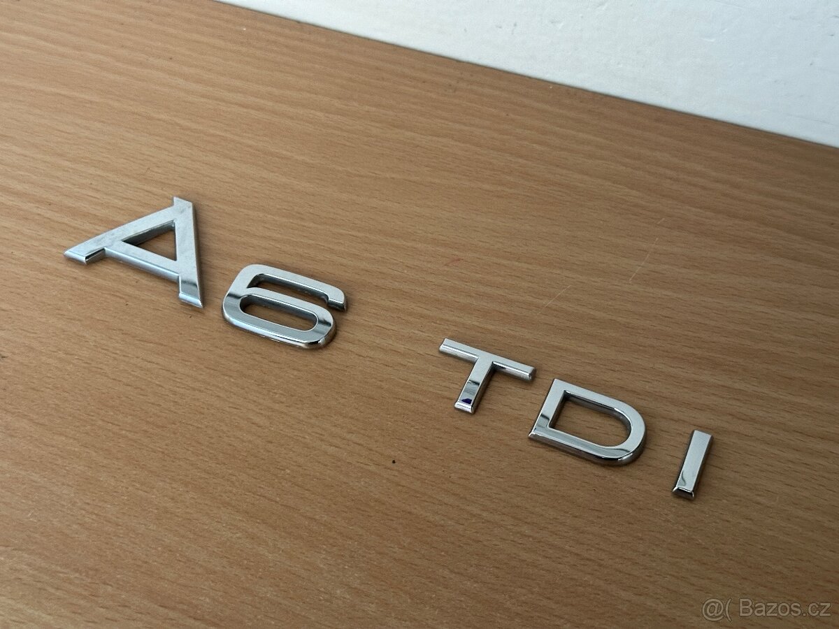 Nápis Audi A6 TDI - 2