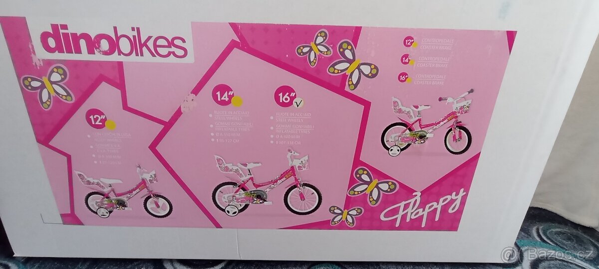 Dívčí kolo Dino Bikes 16" s příslušenstvím - 2