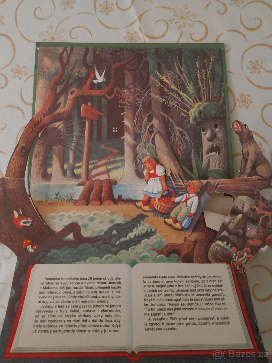 Retro dětské knížka Perníková chaloupka - 2