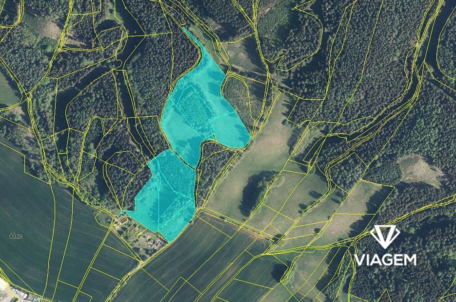 Pole 49 159 m², Podíl 6 % o výměře 3 072 m² - 2