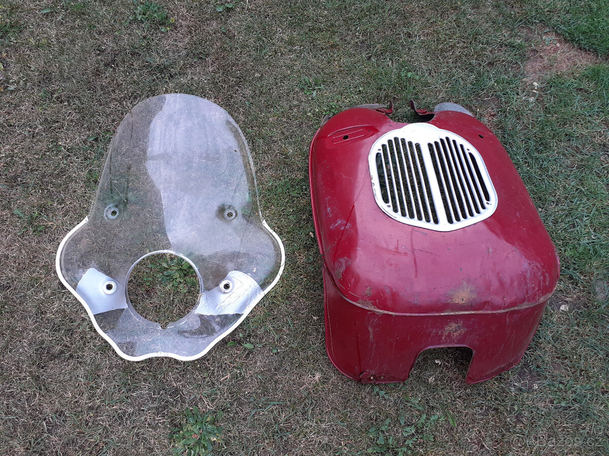 Revma plechy + štít Jawa 250/350 Kývačka, Panelka - 2